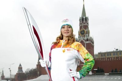 Лот: 3467520. Фото: 1. факел сочи 2014. Остальная сувенирная продукция