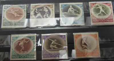 Лот: 11397791. Фото: 1. Польша 1956 Летние Олимпийские... Марки