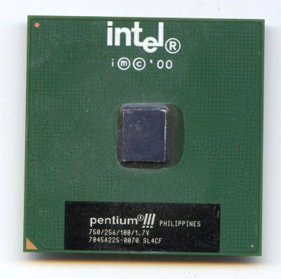 Лот: 3368845. Фото: 1. Intel Pentium 750/256/100/1.7V... Процессоры