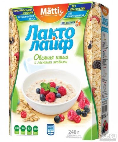 Лот: 13682349. Фото: 1. Каша Матти Лактолайф овсяная с... Диетическое питание