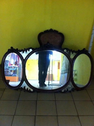 Лот: 10575768. Фото: 1. старинное зеркало. Предметы интерьера и быта