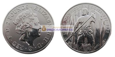 Лот: 19481071. Фото: 1. Великобритания 2 фунта 2022 год... Великобритания и острова