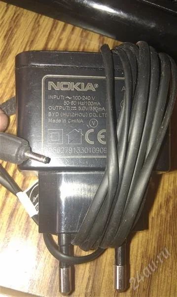 Лот: 1628700. Фото: 1. Зарядное устройство NOKIA ac-3e... Зарядные устройства, блоки питания, адаптеры сетевые для смартфонов