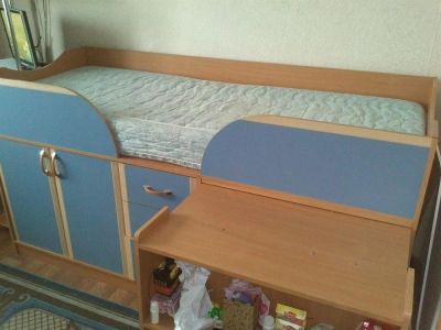Лот: 3579268. Фото: 1. кровать + шкаф. Кровати