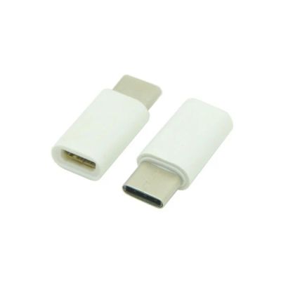 Лот: 8400310. Фото: 1. Переходник USB type C шт - microUSB... Дата-кабели, переходники