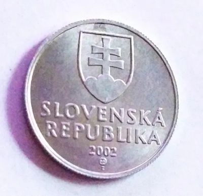 Лот: 25396729. Фото: 1. Словакия 20 геллеров 2002 AU. Европа