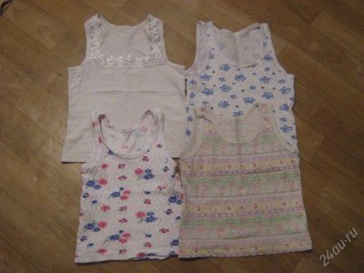 Лот: 2146383. Фото: 1. Четыре майки одним лотом. Нижнее белье