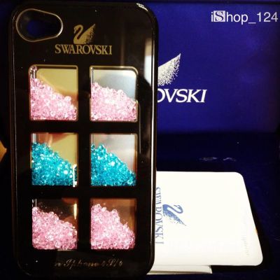 Лот: 4946228. Фото: 1. Чехол Swarovski для iPhone 4/4s. Чехлы, бамперы