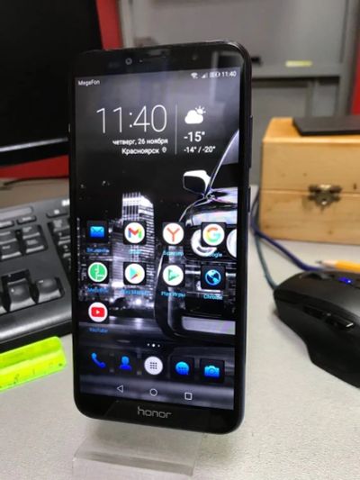 Лот: 16902617. Фото: 1. Смартфон HONOR 7C 32GB. Смартфоны