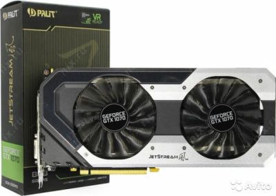 Лот: 17122267. Фото: 1. Видеокарта Palit GeForce gtx 1070... Видеокарты