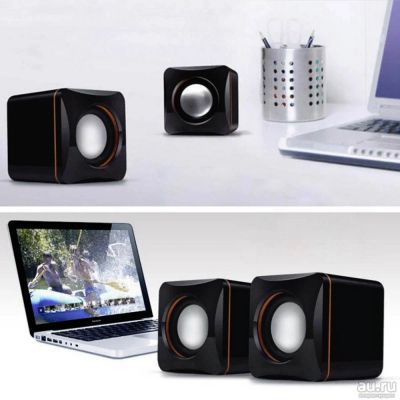 Лот: 9437381. Фото: 1. Портативные мини USB колонки для... Портативные, беспроводные колонки