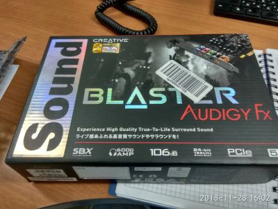 Лот: 12712827. Фото: 1. Creative SoundBlaster Audigy FX... Звуковые карты
