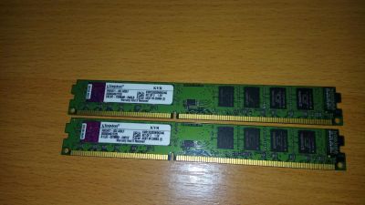 Лот: 9017086. Фото: 1. Kingston DDR3 1333MHz 4GB (2x2gb... Оперативная память
