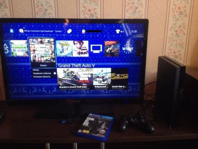 Лот: 5521932. Фото: 1. Playstation 4 + GTA5 + TLOU... Игровые приставки, консоли