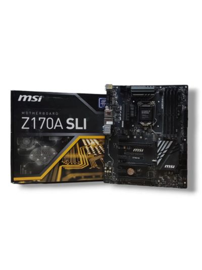 Лот: 21254396. Фото: 1. Мат.плата MSI Z170A SLI (1151... Материнские платы