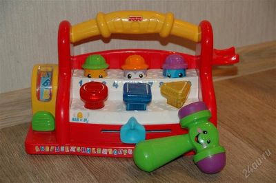 Лот: 2357449. Фото: 1. обучающая стучалка fisher price. Развивающие