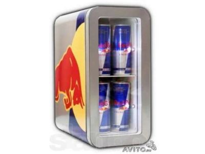 Лот: 11682020. Фото: 1. Мини холодильник RedBull. Холодильники, морозильные камеры