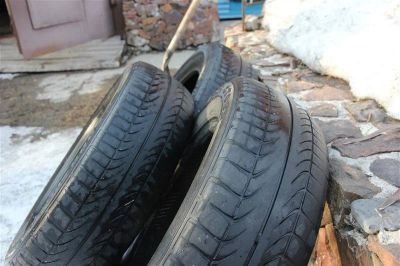 Лот: 1687795. Фото: 1. Летние шины Goodyear 175/65R14... Шины