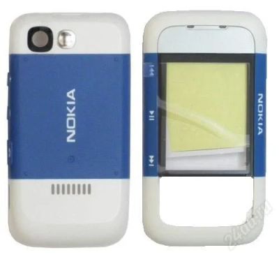 Лот: 2381609. Фото: 1. Корпус Nokia 5300 Синий Бесплатная... Корпуса, клавиатуры, кнопки