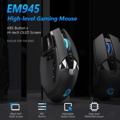 Лот: 15581654. Фото: 1. DAREU EM945 PMW3389 Игровая мышь... Клавиатуры и мыши