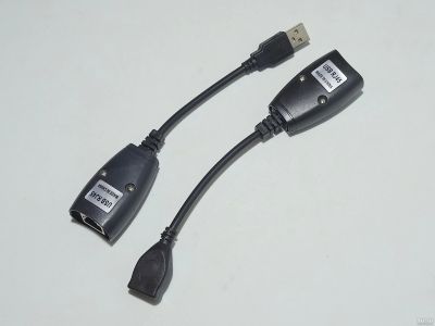 Лот: 18210696. Фото: 1. Удлинитель USB LAN RJ45 через... Шлейфы, кабели, переходники