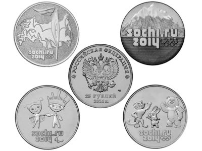 Лот: 3499465. Фото: 1. Горы 11, Талисманы 12, Лучик 13... Сувенирные банкноты, монеты