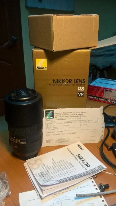 Лот: 8895569. Фото: 1. Nikon Nikkor AF-S DX 55-300mm... Объективы