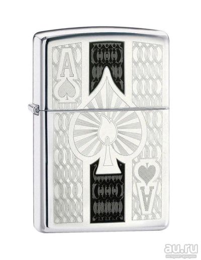 Лот: 6494514. Фото: 1. Zippo Зажигалка Zippo 24196 Туз... Зажигалки, спички, пепельницы