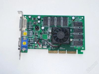 Лот: 33762. Фото: 1. Видеокарта GeFORCE FX 5200 128MB. Красноярск