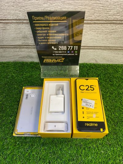 Лот: 18712901. Фото: 1. Смартфон realme C25S 4+128GB(711... Смартфоны