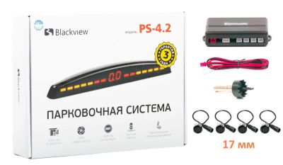 Лот: 10700916. Фото: 1. Парктроник Blackview PS-4.2-18... Видеорегистраторы,  радар-детекторы, системы парковки