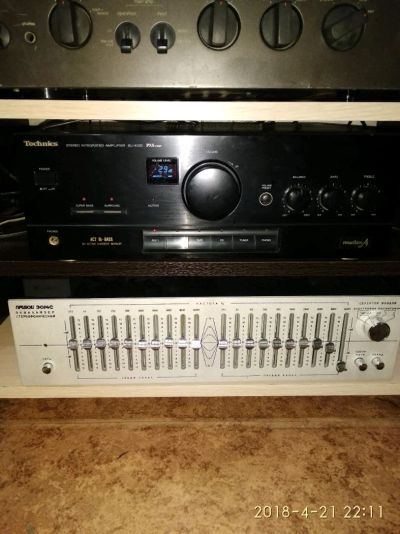 Лот: 11395556. Фото: 1. Technics. Усилители, эквалайзеры