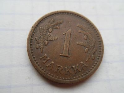 Лот: 8499695. Фото: 1. Финляндия 1 марка 1942. Европа