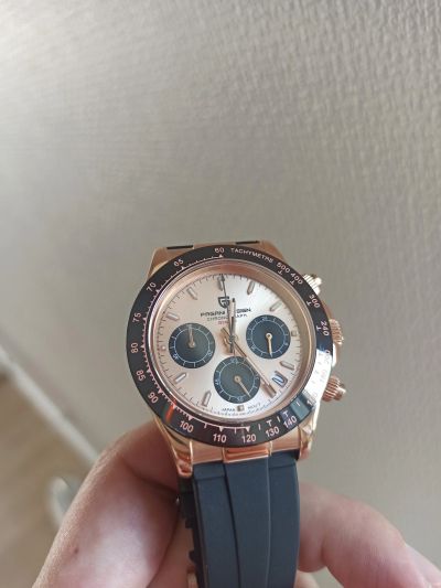Лот: 18210650. Фото: 1. Часы Pagani Design 1664 RoseRubber... Оригинальные наручные часы