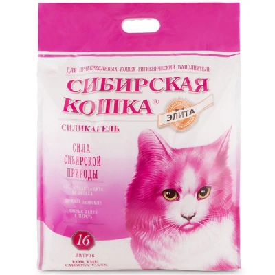 Лот: 15549222. Фото: 1. Сибирская кошка "Элитный" силикагель... Миски, лотки, наполнители