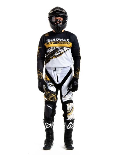 Лот: 21079710. Фото: 1. Комплект Sharmax Black-gold. Сноуборды