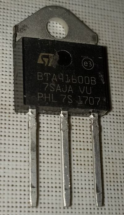 Лот: 25725348. Фото: 1. Тиристор BTA41 600B. Диоды и тиристоры