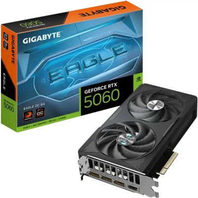 Лот: 25730760. Фото: 1. 8Gb Gigabyte RTX 5060 Eagle OC... Видеокарты