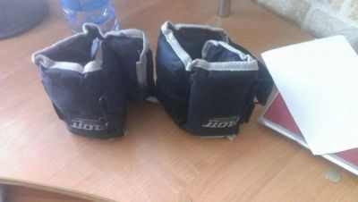 Лот: 5708101. Фото: 1. Утяжелители на ноги 2кг 2kg ПРОДанО. Фитнес, аэробика и гимнастика