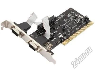 Лот: 5548410. Фото: 1. Контроллер Pcicomx2 Orient XWT-PS050LP... Платы расширения, контроллеры, доп. порты