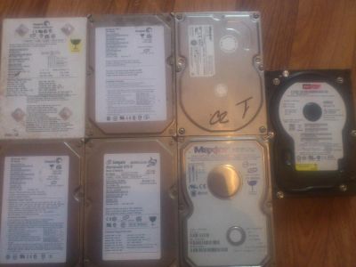 Лот: 3089506. Фото: 1. 7 HDD. Жёсткие диски (HDD)