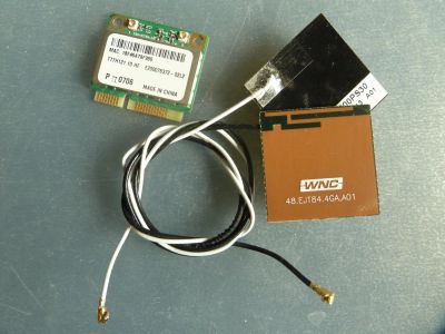 Лот: 9494554. Фото: 1. Модуль WI-Fi PCI-E mini + антенны... Платы расширения, контроллеры, доп. порты