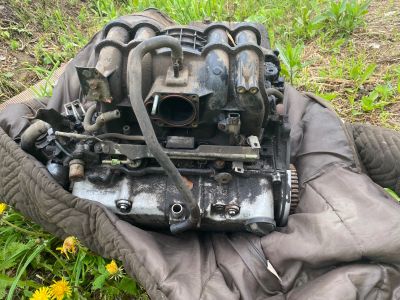 Лот: 22609199. Фото: 1. Двигатель Honda D17A. Двигатель и элементы двигателя