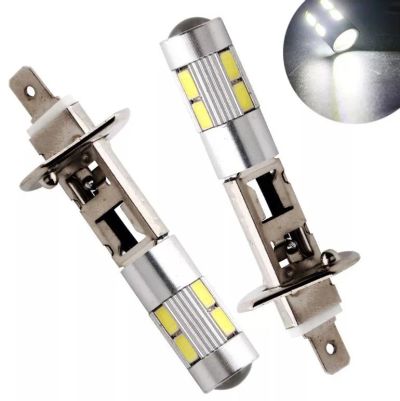 Лот: 16646463. Фото: 1. Лампа H1 светодиодная 10SMD Линза. Оптика и освещение