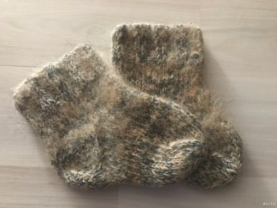 Лот: 16495630. Фото: 1. Шерстяные носочки разные. Носки, колготки