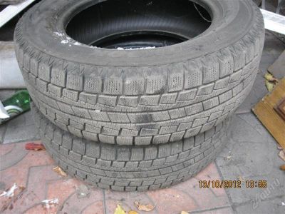 Лот: 2174669. Фото: 1. Две шины зимние, липучка, hankook... Шины