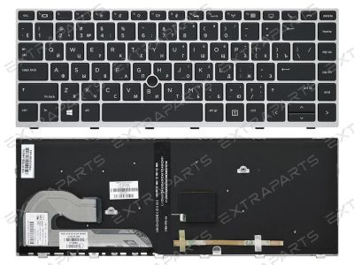 Лот: 25897779. Фото: 1. Клавиатура HP ZBook 14u G5 серебро... Клавиатуры для ноутбуков