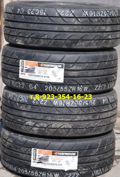 Лот: 4224302. Фото: 1. 205/55 R16 Hankook Ventus R-S3... Шины