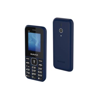Лот: 25541720. Фото: 1. Сотовый Maxvi C27 Blue 2sim/1... Кнопочные мобильные телефоны