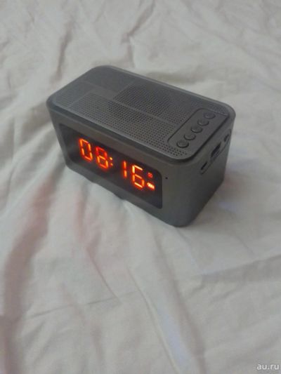 Лот: 17449612. Фото: 1. Bluetooth колонка-часы. Портативные, беспроводные колонки